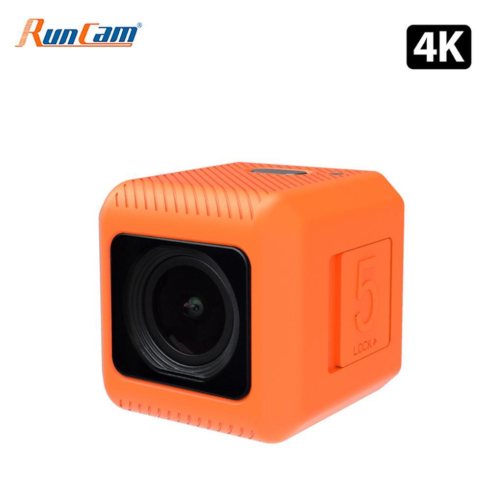 RunCam 5 Action Camera - 4K 2.7K@60FPSOrange Black RunCam5 Stabilizer Sport Drone RC Car for FPV EIS 128G Gopro Hero Session 5 - RCDrone