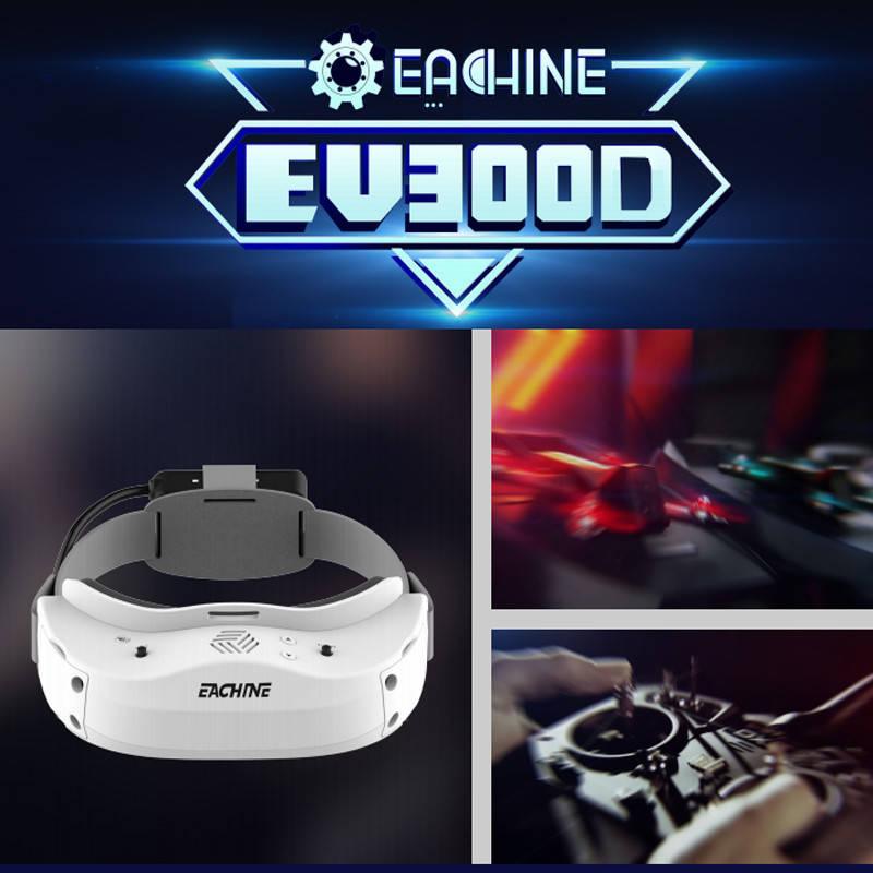 Eachine EV300D FPV Goggle - 1280*960 5.8G 72CH Dual True Diversity