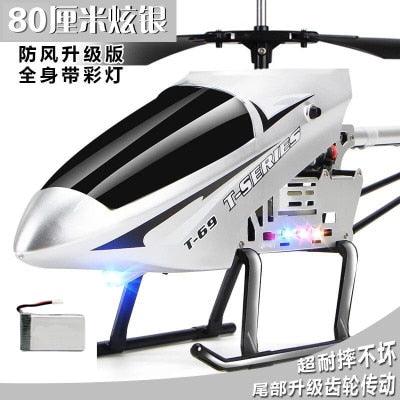 EN71 extra Large Rc Helicopter - 3.5CH 80cm extra Large remote control aircraft durable rc helicopter charging toy drone model UAV outdoor aircraft helicopter - RCDrone