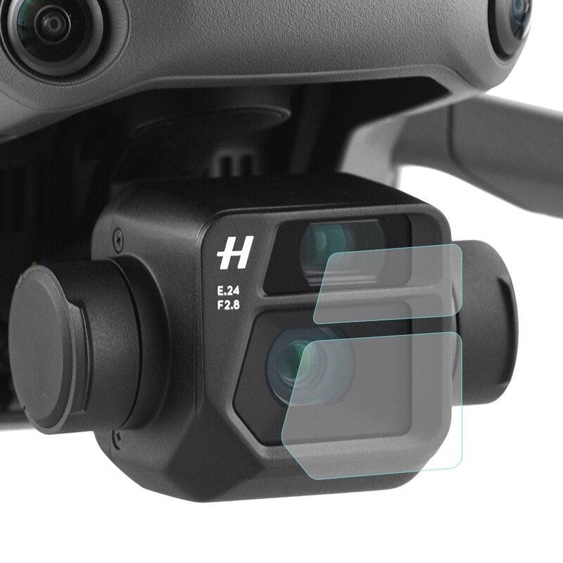 Tempered Glass Lens Protective Film for DJI Mavic 3/Cine Drone Hasselblad 4/3 CMOS Gimbal Camera Dust-proof Protector Accessory - RCDrone