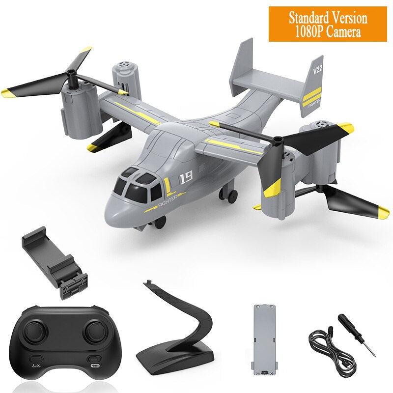 LM19 New 2-in-1 Drone - With 1080P Camera High And Low Speed Switching Osprey Drone RC Quadcopter Children Remote Control Plane - RCDrone