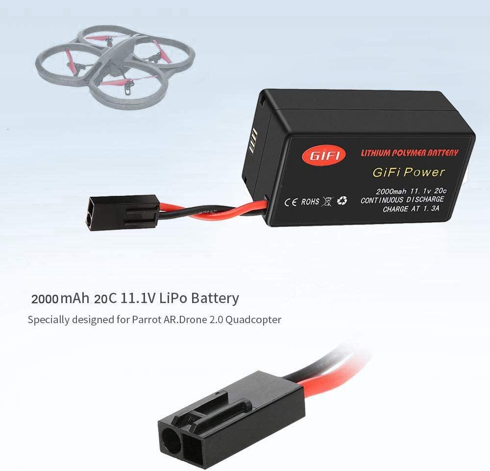 MaximalPowerLiPo Battery For PARROT AR.DRONE 2.0 UPGRADE 2000mAh 11.1V 20C - RCDrone