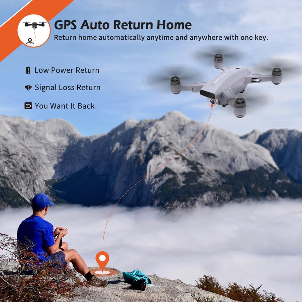 JJRC X16 GPS Drone - with 6K HD Camera, Remote Control Quadcopter 5G WIFI FPV Foldable Brushless Drone for Adult, Fly 25 Mins - RCDrone