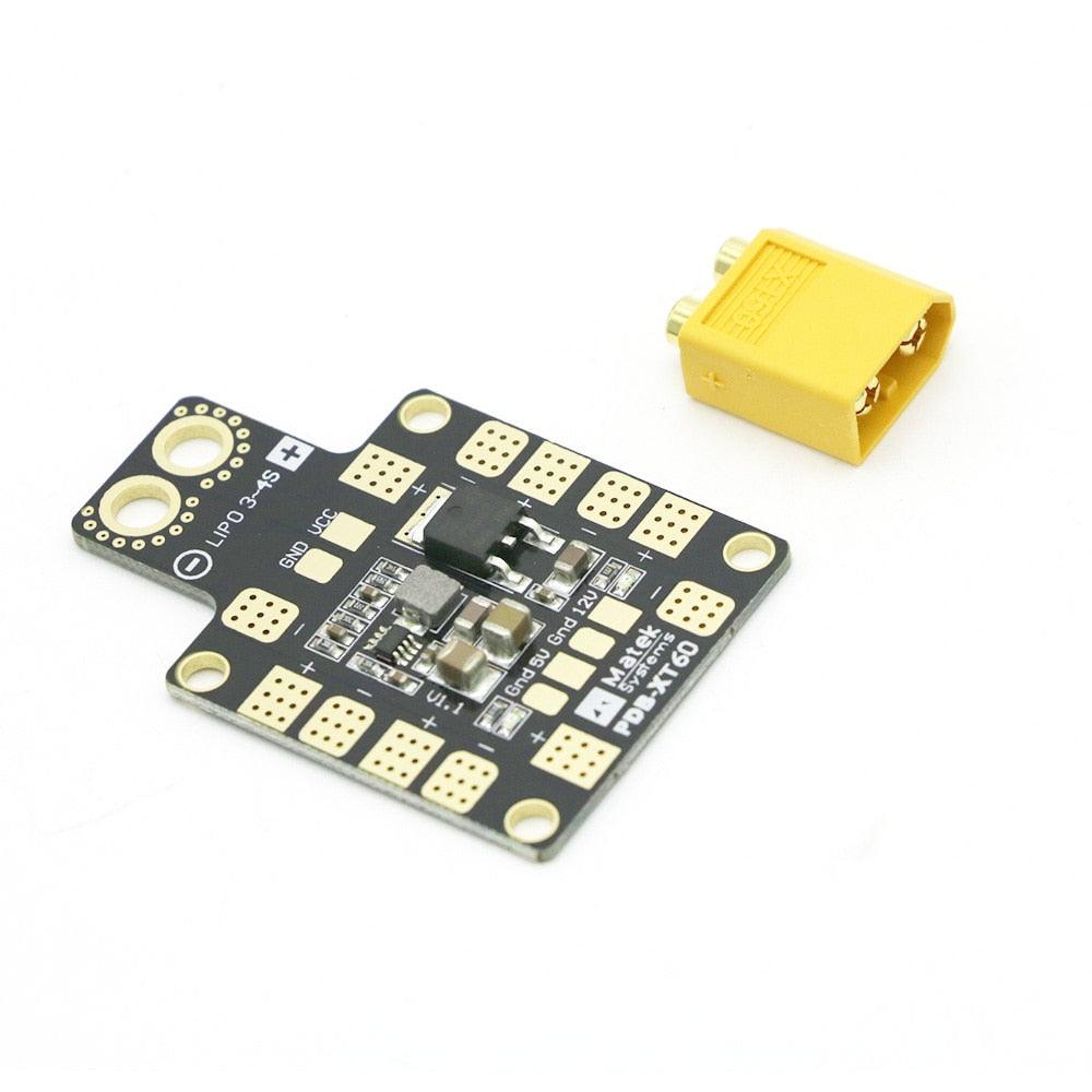 Matek Systems PDB XT60 W/ BEC 5V & 12V 2oz Copper Drone Power Distribution Board For RC Helicopter FPV Quadcopter Muliticopter - RCDrone