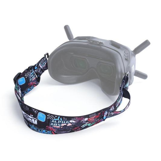 Goggles Headband Headstrap - iFlight Adjustable FPV Goggles Headband Headstrap with battery holder for Fatshark Goggles/DJI FPV goggles/other Goggles - RCDrone