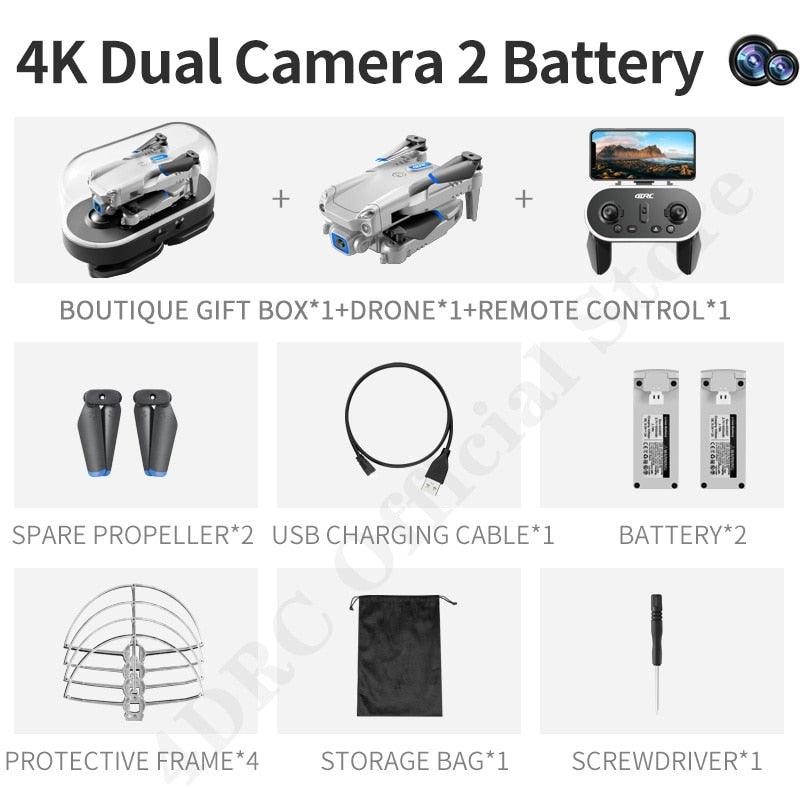 4DRC V20 Drone - 4k Profesional HD Dual Camera fpv Drone Height Keep Drones Photography Rc Helicopter Foldable Quadcopter Dron Toy - RCDrone