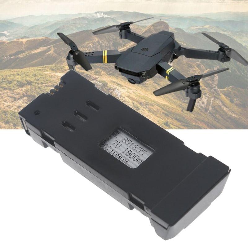 Batteria per Droni RC, Batteria Quadricottero Ad Alta capacità da 3,7 V 1800 MAh Batteria Ricaricabile Agli Ioni di Litio con Cavo di Ricarica per Drone Quadricottero RC E88 Batteria per Droni RC, Batteria Quadricottero Ad Alta capacità da 3,7 V 1800 MAh Batteria Ricaricabile Agli Ioni di Litio con Cavo di Ricarica per Drone Quadricottero RC E88