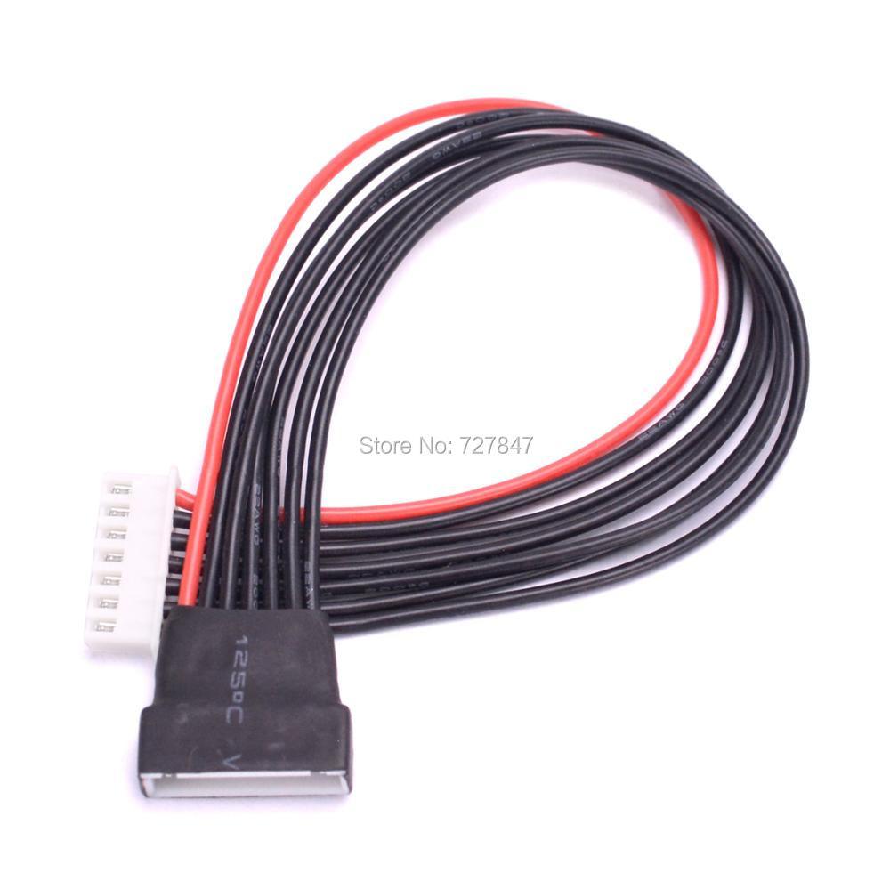 Charging Extension Wire Cable - 5pcs/lot JST-XH Li-Po Battery Balance Charging Extension Wire Cable 20cm 22AWG 2S 3S 4S 5S 6S For RC Lipo FPV Drone - RCDrone