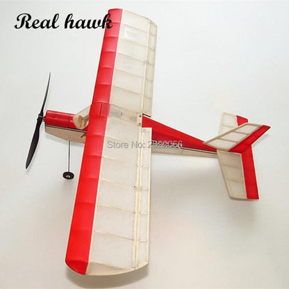 RC Plane Laser Cut Balsa Wood Airplane Micro AEROMAX Kit Wingspan 400mm Balsa Wood Model Building Kit - RCDrone