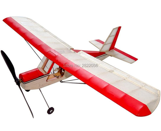 RC Plane Laser Cut Balsa Wood Airplane Micro AEROMAX Kit Wingspan 400mm Balsa Wood Model Building Kit - RCDrone
