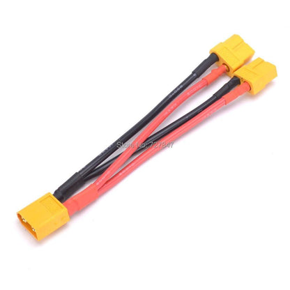 XT60 XT30 XT30U T Plug EC5 EC3 EC2 JST Parallel Battery Connector Cable Extension Y Splitter Plug Adapter for FPV Drone RC parts - RCDrone