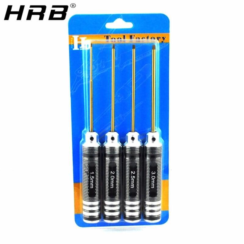 1.5mm 2.0mm 2.5mm 3.0mm Hex Screw Driver Screwdriver Set Hexagon Tool Kit For FPV Racing Drone Heli Airplanes Cars Boat RC Parts - RCDrone