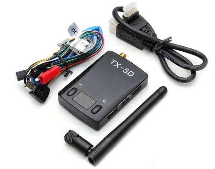 TX-5D Transmitter - FPV 5.8G 600mW 32 Channel TX-5D HDMI to AV CVBS Wi ...