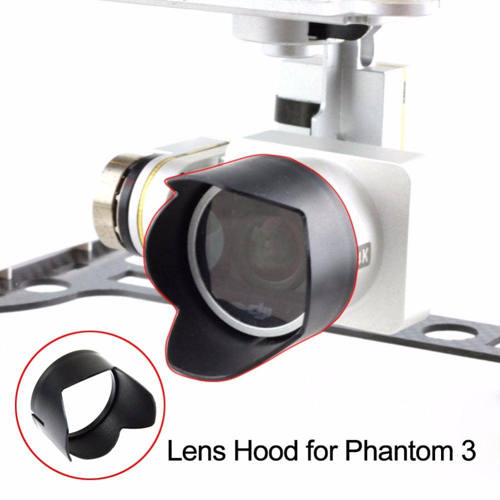 Lens Hood Sun Shade Sunshade for DJI Phantom 3 Phantom 4 Standard SE Drone Snap on Camera Hood Spare Parts - RCDrone