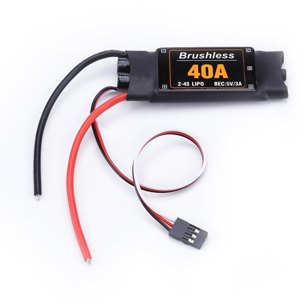 40A Brushless ESC Speed Controller - Drone Airplanes Parts Components Accessories Speed Controller Motor RC Toys FPV Durable Quadcopter Helicopter - RCDrone
