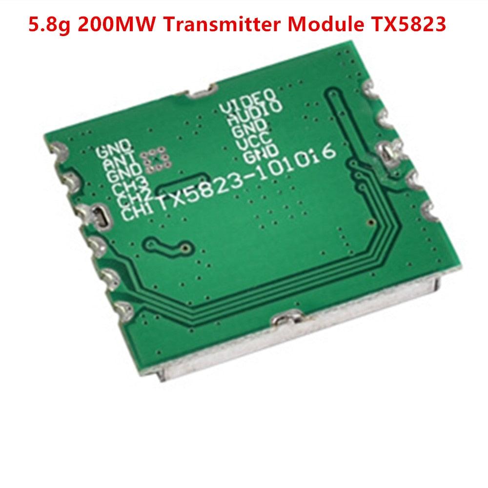 Boscam TX5823 Transmitter - 5.8Ghz 200mW 8CH Wireless Audio Video FPV Transmitter Module For racing drone ZMR250 QAV280 QAV250 DIY - RCDrone