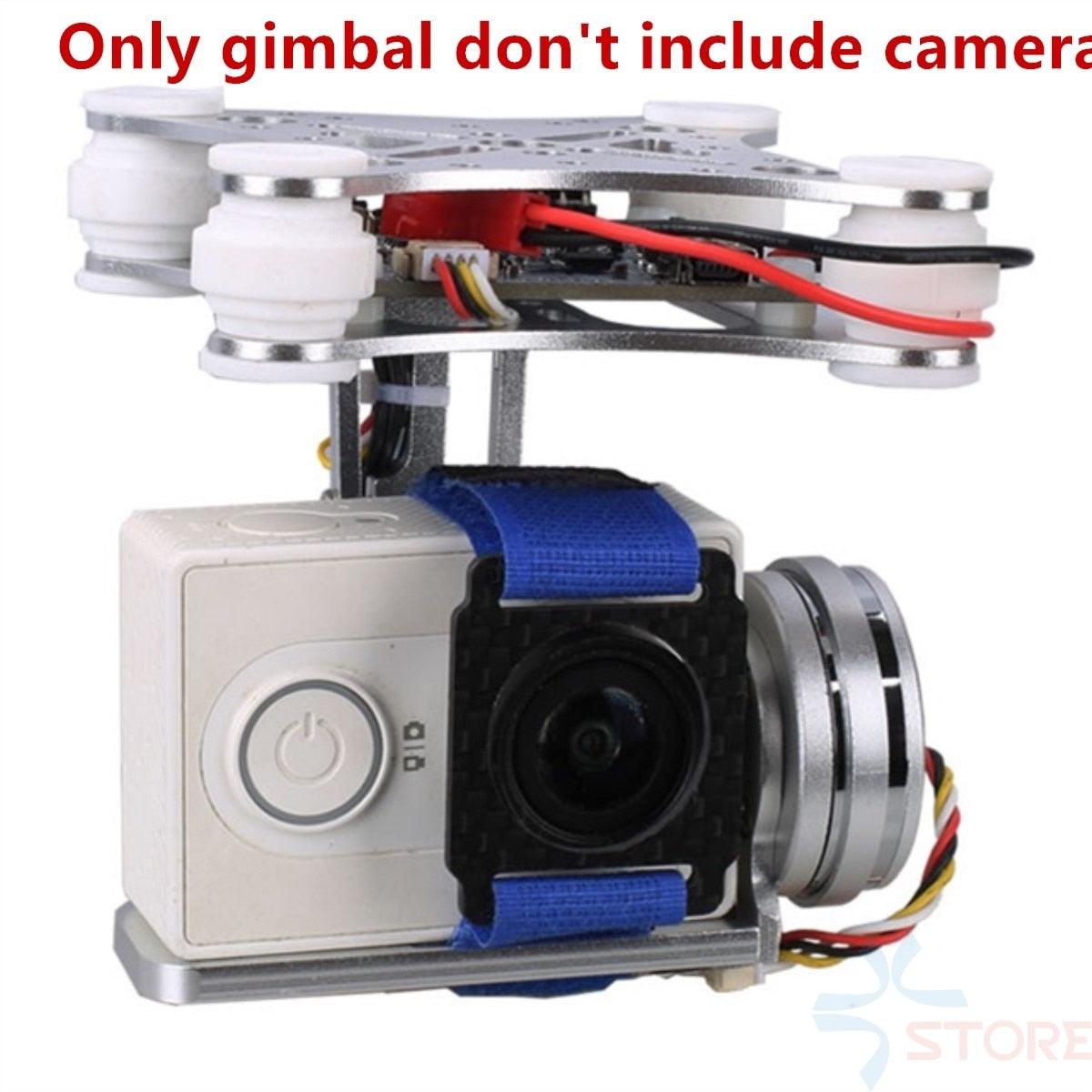 2 Aixs 2D Brushless Camera Gimbal for Gopro SJCAM XIAOMI YI Action Camera Eken F450 F550 S500 FPV Drone Multirotor Quadrocopter - RCDrone