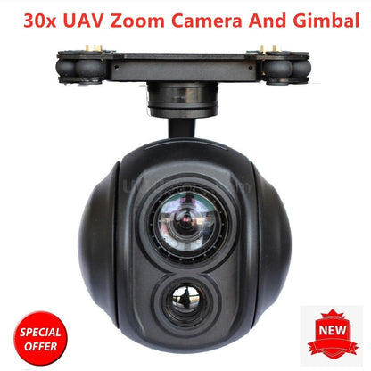 30x Zoom Dual Sensor of Gimbal Camera thermal infrared camera drone for UAV FPV RC Drones - RCDrone