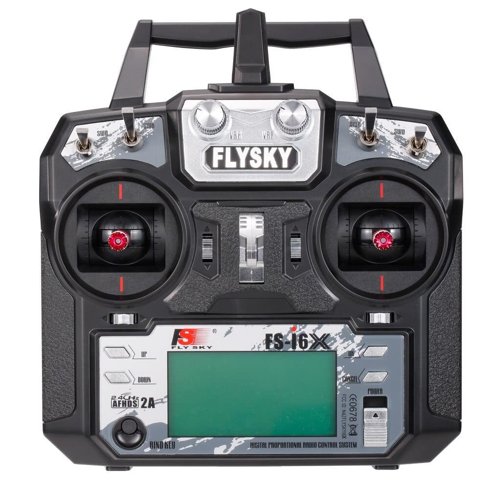 Flysky FS-i6X Transmitters - 2.4GHz 6CH AFHDS 2A RC Transmitter with FS-iA6B Receiver for RC Drone Airplane Helicopter FPV Remote Controller - RCDrone