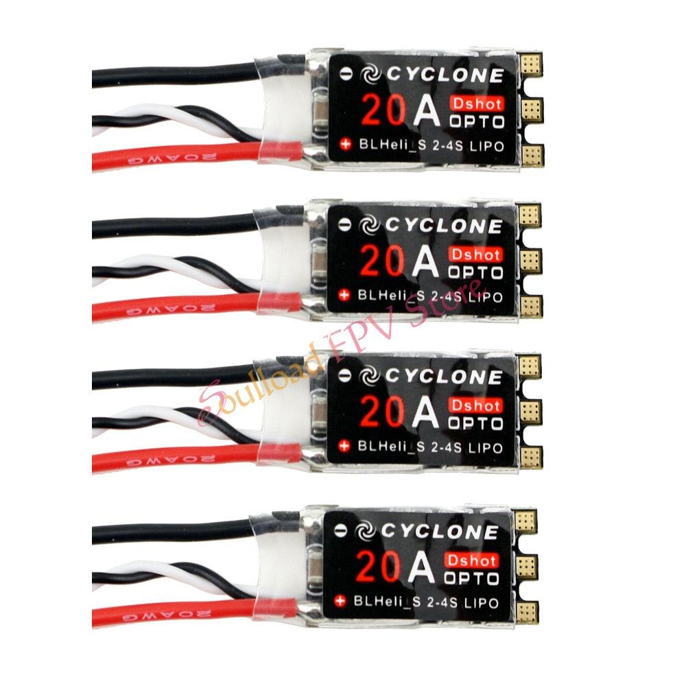 BLHeli S Speed Controller - New Arrivals Cyclone 20A BLHeli_S ESC DSHOT 20A ESC BLHeli S Speed Controller 2-4S for FPV Raing Drone Quadcopter 210 Frame - RCDrone