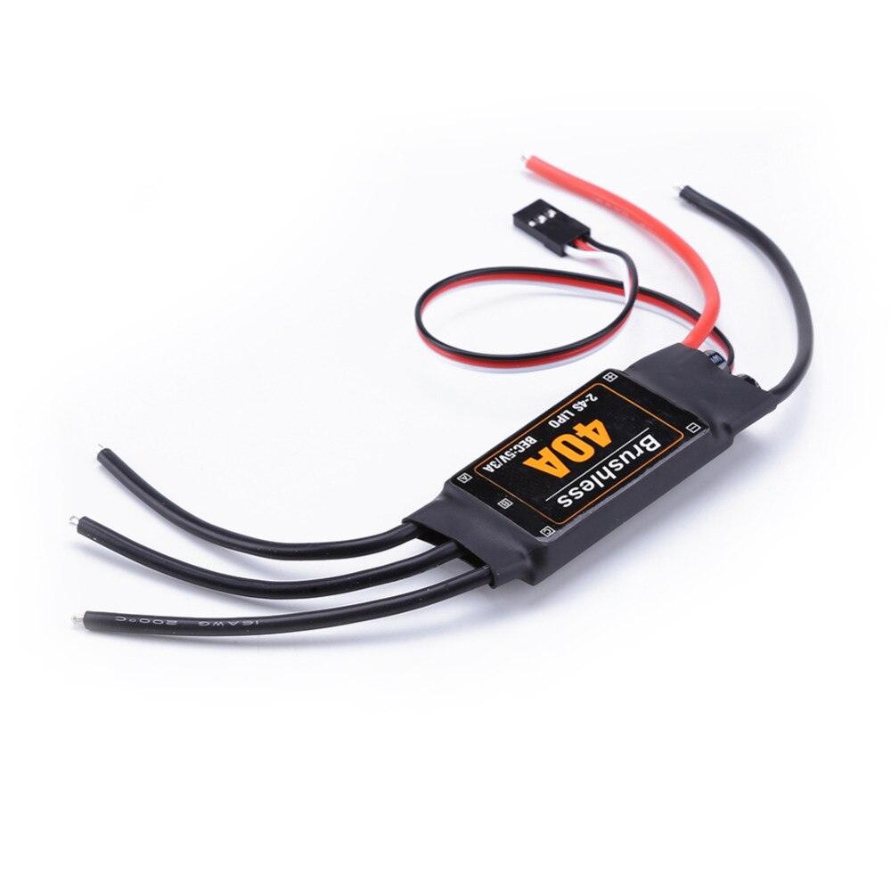 Mitoot Brushless 40A ESC Speed Controler - 2-4S With 5V 3A UBEC For RC FPV Drone Quadcopter RC Airplanes Helicopter - RCDrone