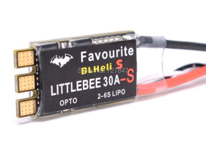 FVT LittleBee - 30A-S 30A - S ESC BLHeli_S OPTO 2-6S Supports Mulitshot Oneshot42 OneShot125 FPV Drone Electronics - RCDrone