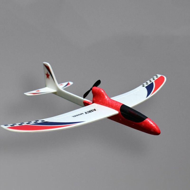 RC 飛行機コンデンサ電動手投げグライダー DIY 飛行機モデル手発射