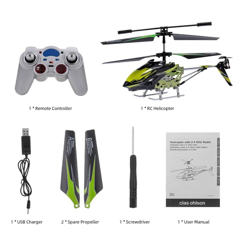 Wltoys XK S929-A RC Helicopter - 2.4G 3.5CH w/ Light RC Toys for Beginner Kids Children Gifts RC DRONE Toys Kid - RCDrone