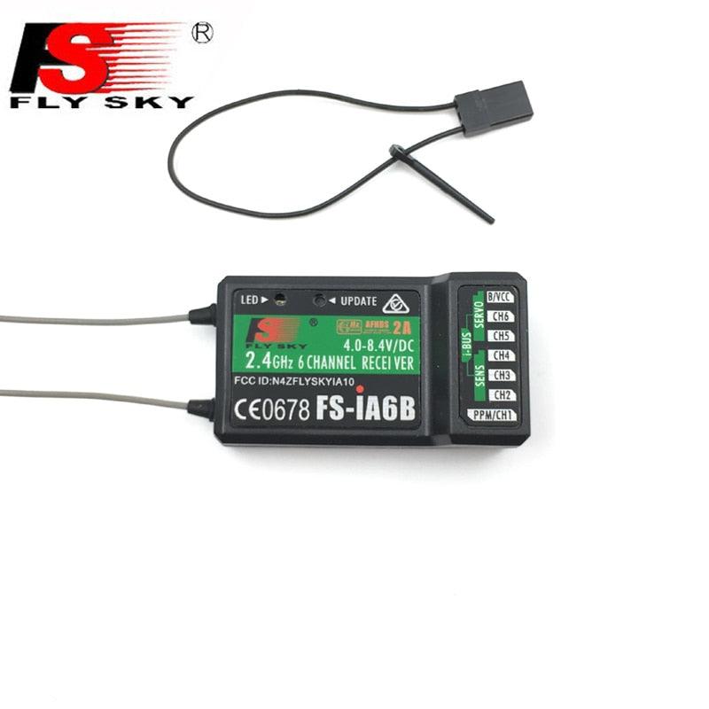 DollaTek FS-iA6B 2.4G 6CH Ricevitore Con Doppia Antenna Compatibile Con DollaTek FS-iA6B 2.4G 6CH Ricevitore Con Doppia Antenna Compatibile Con