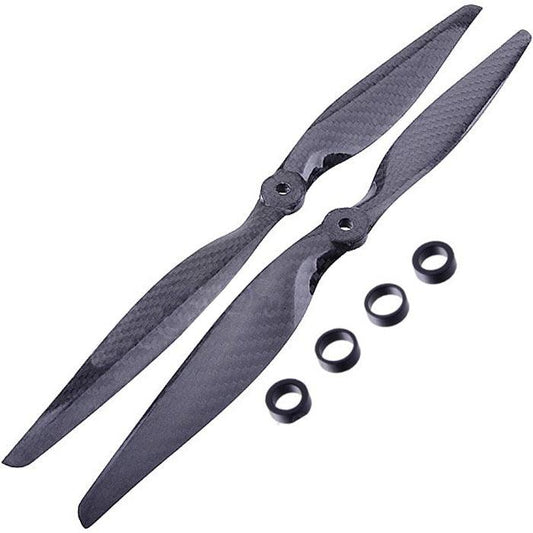 4 Pairs 14x7.0 3K Carbon Fiber Propeller CW CCW 1470 CF Props Cons For Hexacopter Octocopter Multi Rotor UFO - RCDrone