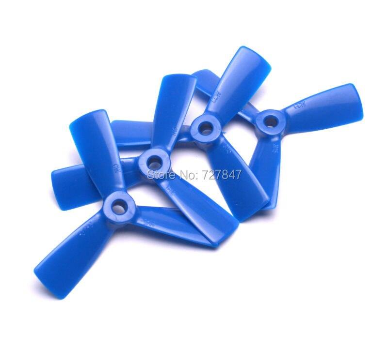 3045 3 blades Leaf Blade Propeller - 12 Pairs (6 color ) Prop CW /CCW for FPV Mini 130mm Quadcopter ZMR210 QAV250 - RCDrone