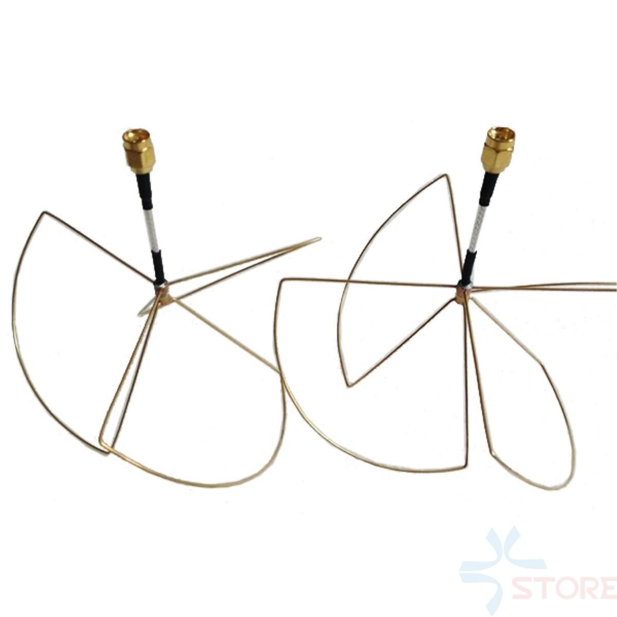 1.2G 1.2GHz Clover Leaf Antenna Circular Polarized SMA male for 1.2Ghz 1.3Ghz Video Transmitter Receiver LawMate Partom - RCDrone