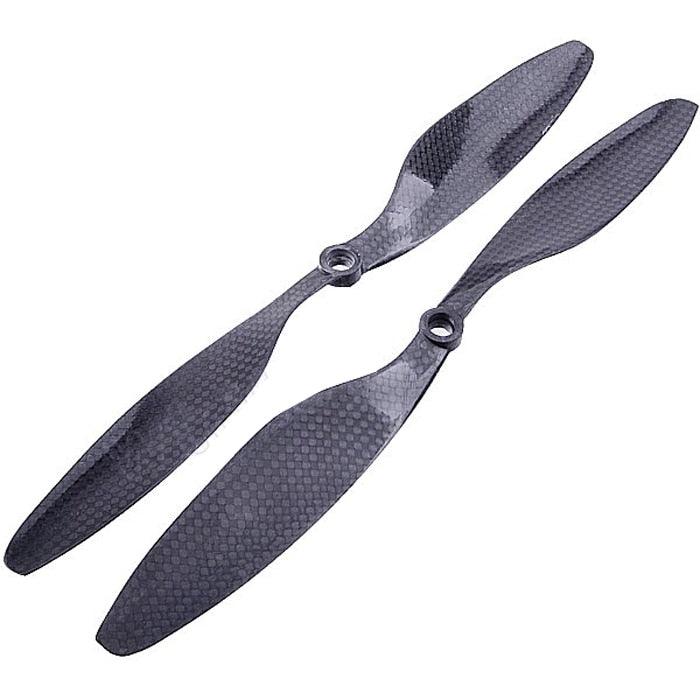 4 Pairs 10x4.7 3K Carbon Fiber Propeller CW CCW 1047 Props Cons For DJI Quadcopter Hexacopter UFO - RCDrone