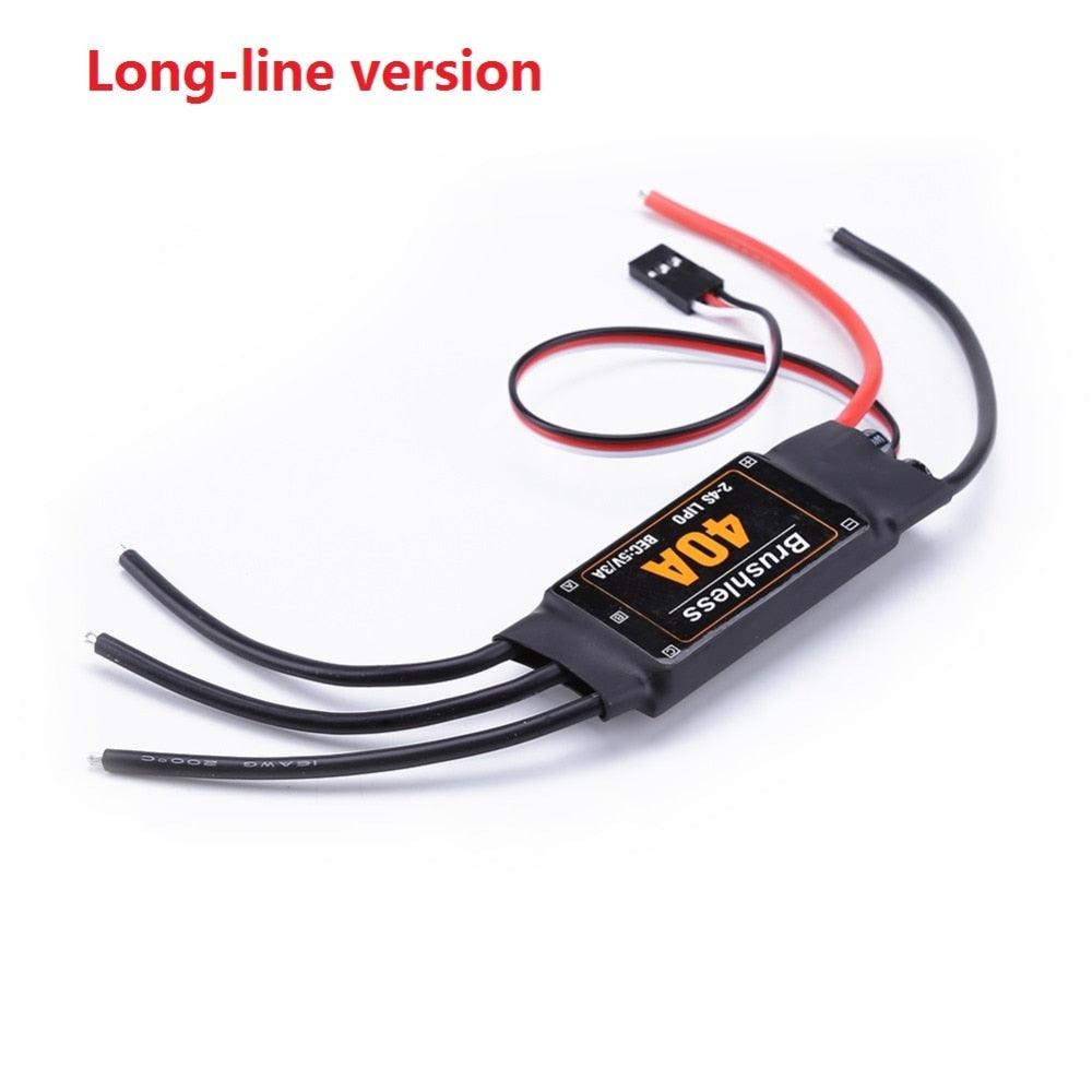 40A Brushless ESC Speed Controller - Drone Airplanes Parts Components Accessories Speed Controller Motor RC Toys FPV Durable Quadcopter Helicopter - RCDrone