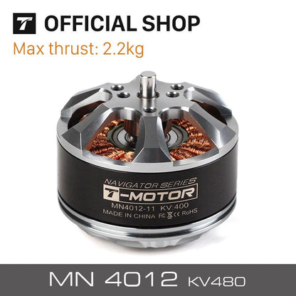 T-motor MN4012 KV340/KV400/KV480 specila design high quality brushless electric motor for multirotor copter rc drones - RCDrone