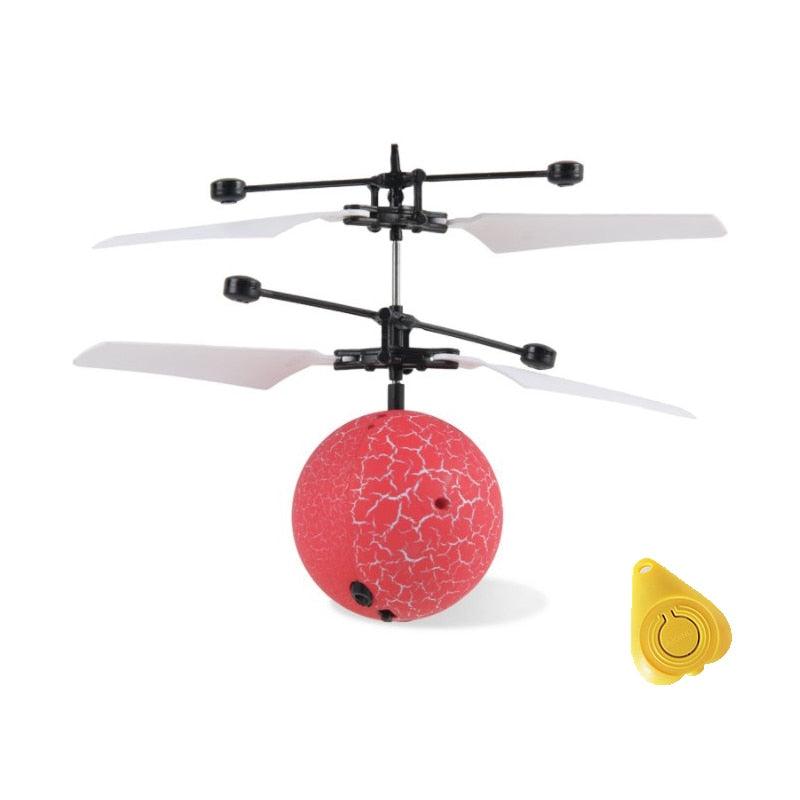 Hilewa Jouet de balle volante, drone télécommandé à induction RC Mini  hélicoptère Gadget sensoriel pour enfants, jeu interactif de jardin  extérieur, cadeau pour garçon, adolescent, enfants de 4 à 12 ans