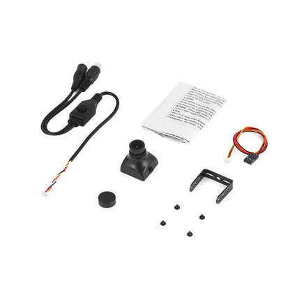 1PCS HS1177 600TVL 2.8mm Lens 1/3" SUPER HAD II CCD Camera IR Sensitive for FPV Racing Quadcopter QAV250 PAL/NTSC - RCDrone