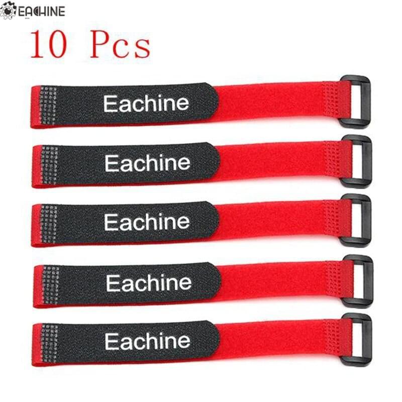 10PCS Original Eachine 26*2cm Strong Lipo Battery Tie Cable - Tie Down Strap Colors For RC Helicopter Quadcopter Model FPV Drone Battery - RCDrone