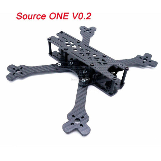 Source ONE V0.1 / V0.2 5inch FPV Frame Kit - 225mm with 4mm Arm carbon Fiber frame Quadcopter for Rooster 230 Johnny 220 FPV Racing Drone - RCDrone
