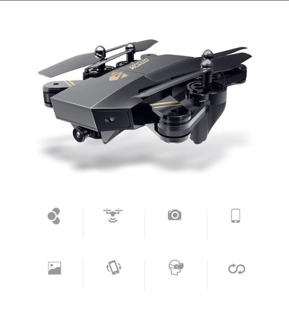 VISUO XS809 Drone - Foldable Wifi FPV drone With 2MP Camera Altitude Hold G-sensor Mode RC Quadcopter RTF 2.4GHz - RCDrone
