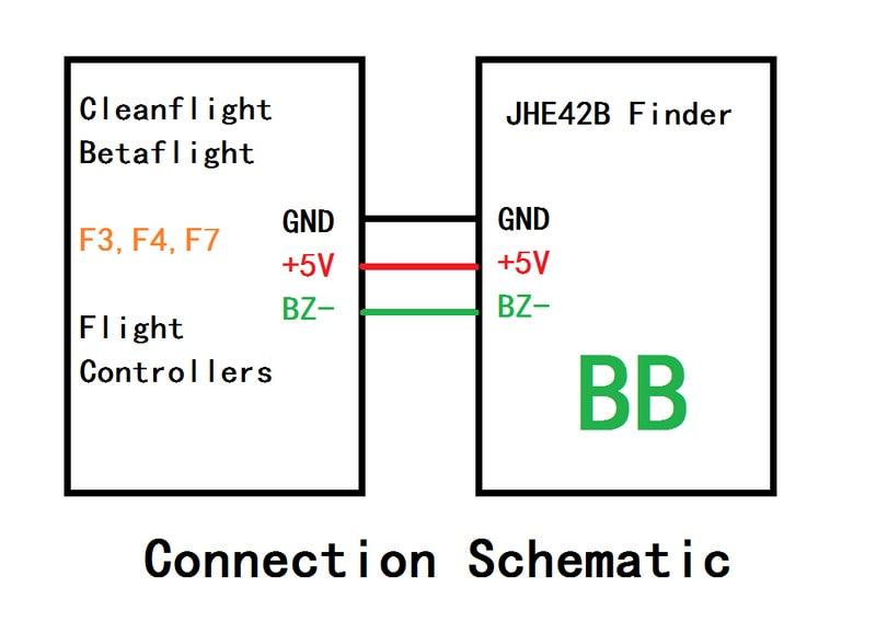 NEW Mini JHE42B-s Finder 5V Super Loud Buzzer Tracker 100dB with LED Buzzer Alarm For FPV Racing Drone Flight Controller - RCDrone