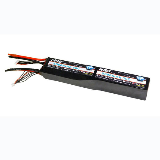 HRB 12S Lipo Battery 44.4V 5000mAh - 50C XT150 XT60 Deans Pack For Goblin 700 RC Fixed Wing Helicopter Quadcopter For E-bike Parts - RCDrone