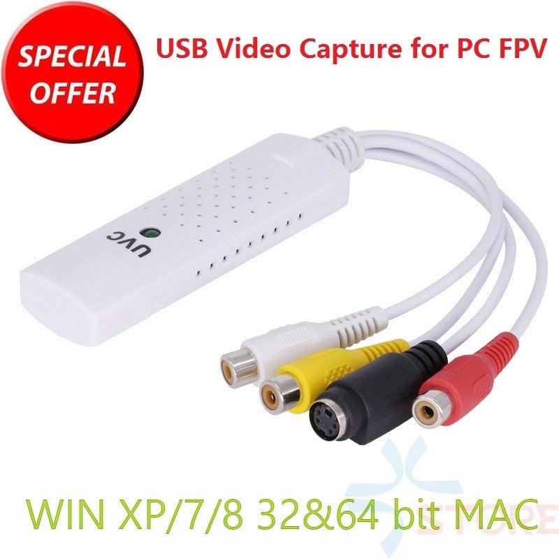 High Quality UVC Capture Adapter DVR Usb Video Capture Card For Win7/8/XP/Vista FPV Video Recorder - RCDrone
