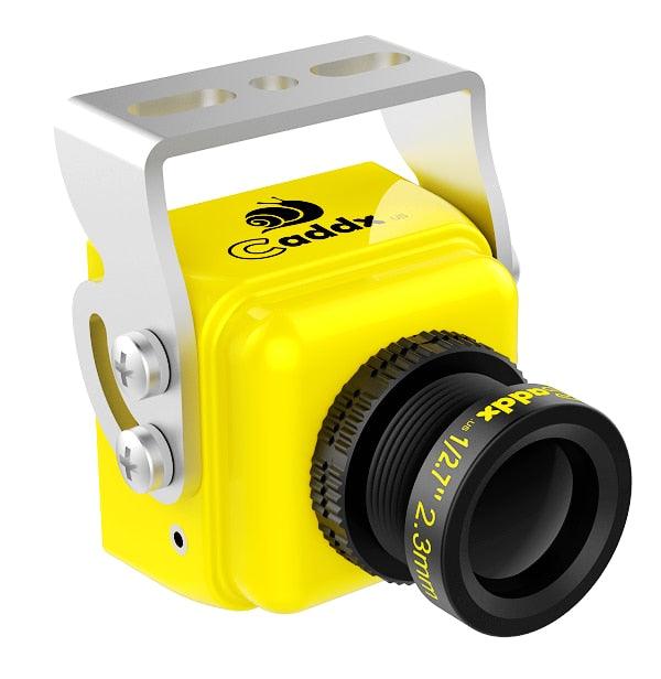 CADDX.US Turbo S1 1/3 CCD 600TVL IR Blocked FPV Camera Yellow/Green NTSC/PAL DC 5V-40V Wide Voltage - RCDrone