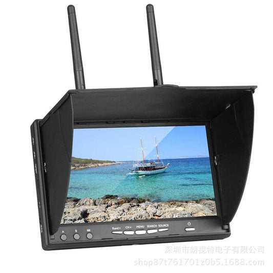 uuustore 7 Inch HD FPV Monitor - High Quality LCD5802S LS5802S 5802D 40CH Raceband 5.8G 7 Inch Diversity Receiver HD Monitor with Build-in Battery for FPV Drone - RCDrone