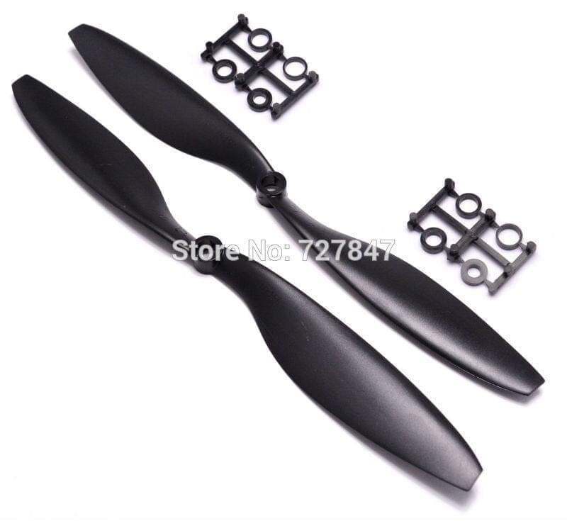1045R CW CCW Propeller - 6 / 12 Pairs ABS 10x4.5" 1045 1045R CW CCW Propeller For F550 F450 S500 S550 FPV Multi-Copter RC QuadCopter APC Promotion - RCDrone