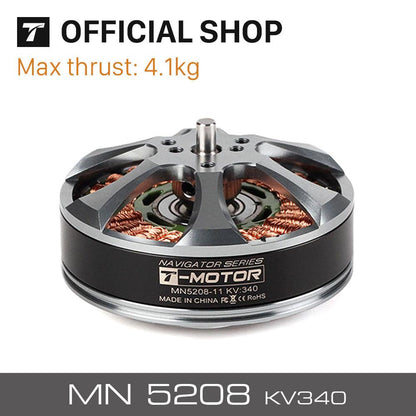 T-motor High quality Tiger brushless motor MN5208 KV340 for UAV drones quadcopters multi-rotor professional boats - RCDrone