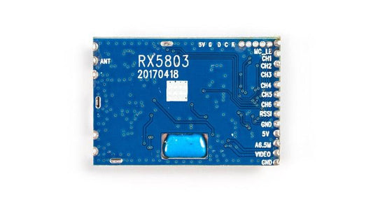 Skyzone RX5803 Receiver - 5.8G 48CH Raceband A/V Receiver Module for FPV Racer Racing Drone Transmissions - RCDrone