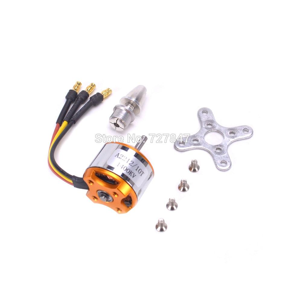 A2212 2212 1400KV / 2200KV Brushless Motor 40A ESC 6035 / 8060 Propeller SG90 9G Micro Servo for RC Fixed Wing Plane Helicopter - RCDrone