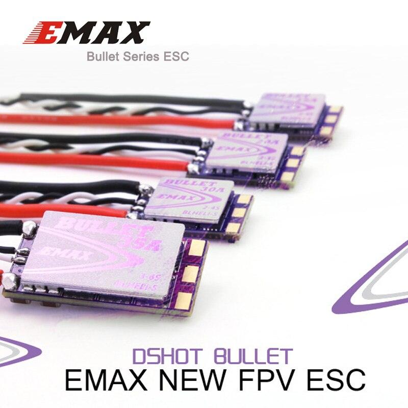 EMAX BLHeli-S DSHOT Bullet ESC - Original New 6A 12A 15A 20A 30A 35A BLHeli s Speed Controller For RC FPV drone motor - RCDrone